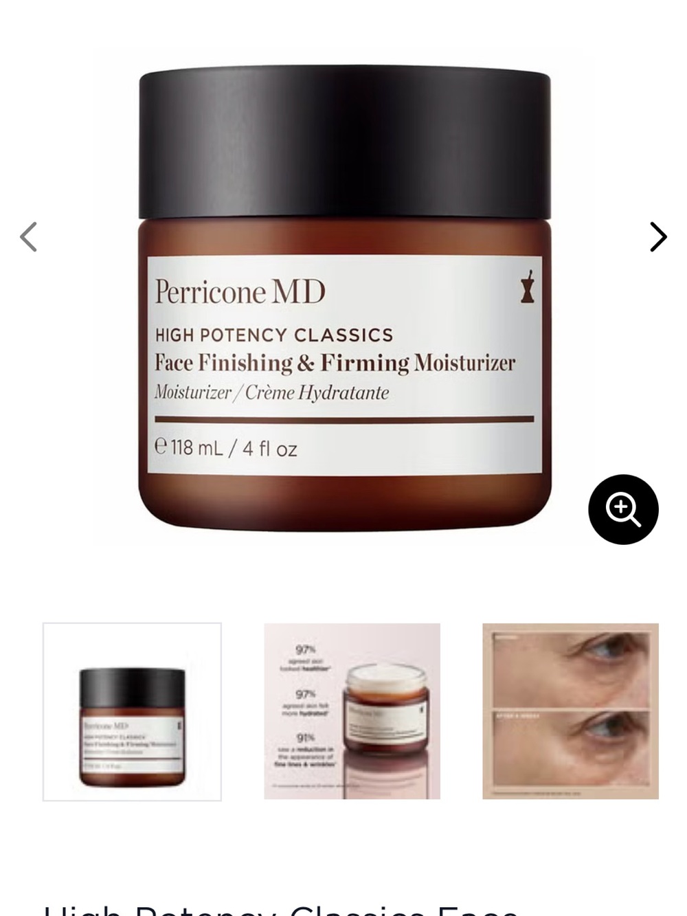 Perricone MD Face Finishing & Firming Moisturizer - Brand New